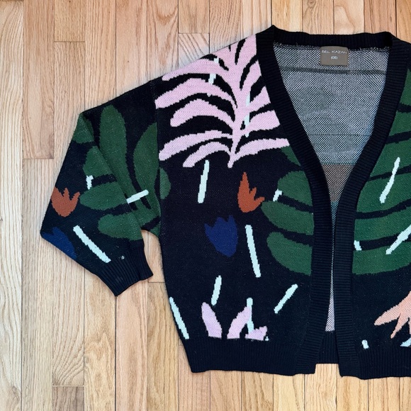 Anthropologie Bel Kazan Wool Blend Floral Print Cardigan - Picture 3 of 16